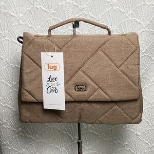 Lug Plié 2 Heather Sand 🤎🤍🤎 Gorgeous Bag 💼 BNWT